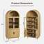 Grande armoire de rangement arquée 70,8 po-1832475015-1832475018