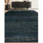 Wool Geometric Area Rug in Green/Charcoal