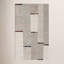 Rectangle Geometric Hand Tufted Wool Area Rug in Natural/Ivory-197565092