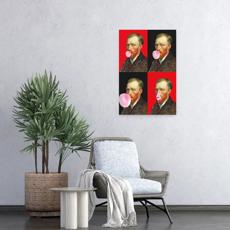 Art contemporain contemporain surréel, H 24 po x l 16 po