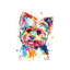 Yorkie by Weekday Best - Wrapped Canvas Giclée Art Print-41187152