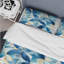Coastal Blue Tiles Geometric - Ensemble de housse de couette géométrique-1224929064