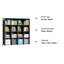 Alvi 304.8cm H Plastic Cube Bookcase-9016929-9016930
