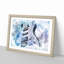 Electric Guitar in Abstract - Picture Frame Painting Print-55725491-55725494