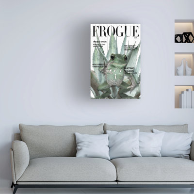 Bolog Sasha Frogue Magazine Canvas Art