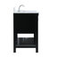 Meuble-lavabo simple 48 po avec dosseret Pelaghia-66286444