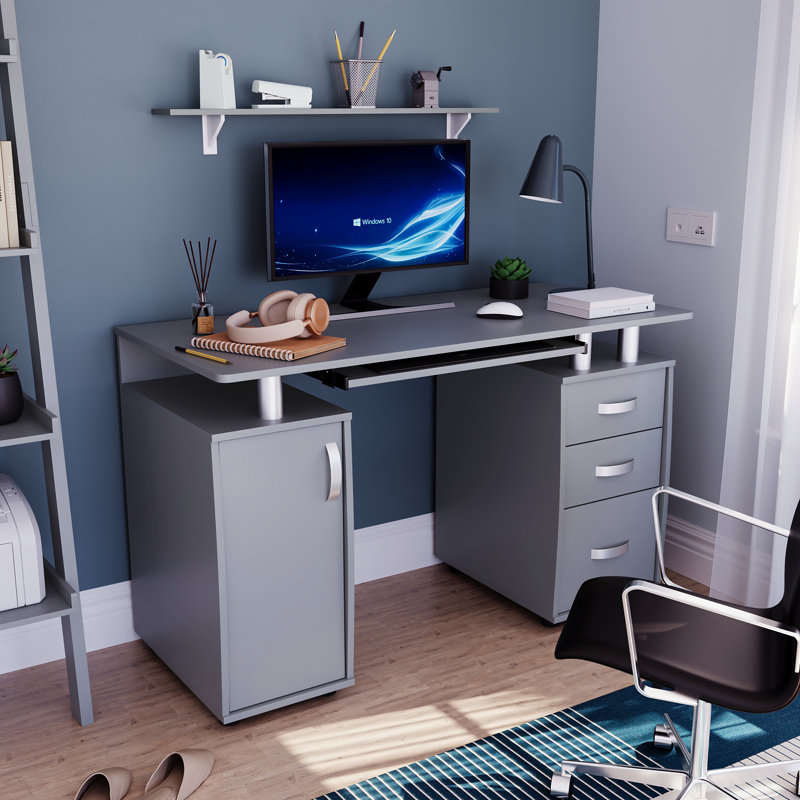 Muskoka Computer Desk, Grey