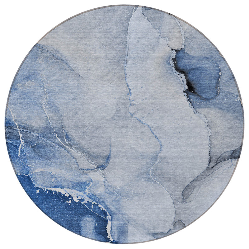 Tapis d'intérieur rond 8 po