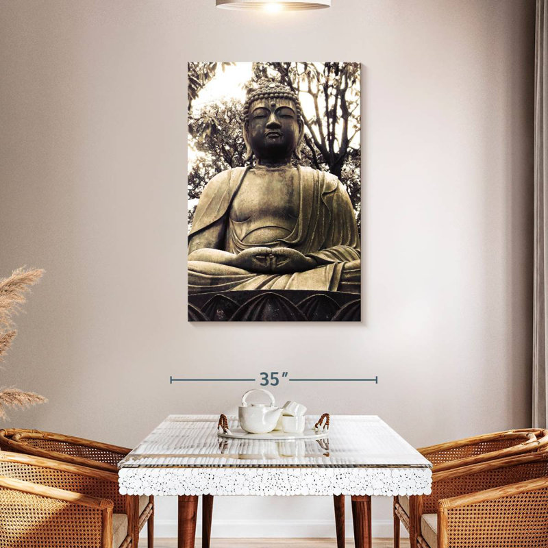 Statue de Bouddha japonais Adella I, H 45 po x l 30 po