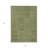 3' X 5' Olive Green And Beige Geometric Washable Indoor Outdoor Area Rug