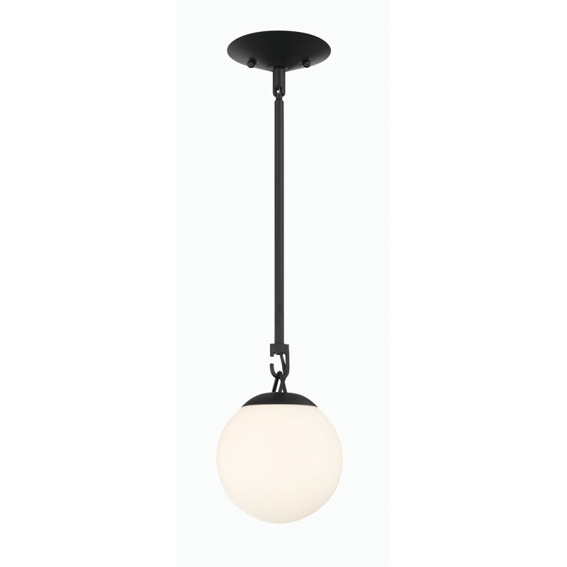 Luminaire sphère suspendu 1 lumières simple Ison, Dos plat