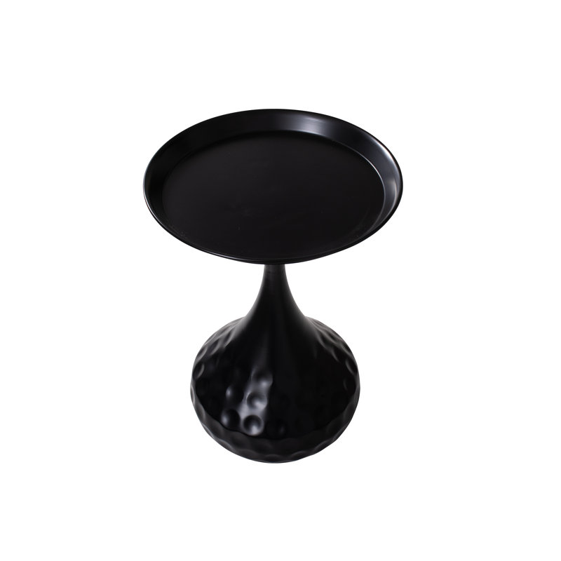 Cassoday Side Glamour Coffee Table with Decorative Accents on Base
