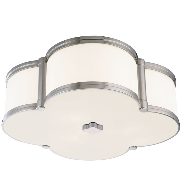 Chandler 3 - Light Flush Mount, Polished Nickel
