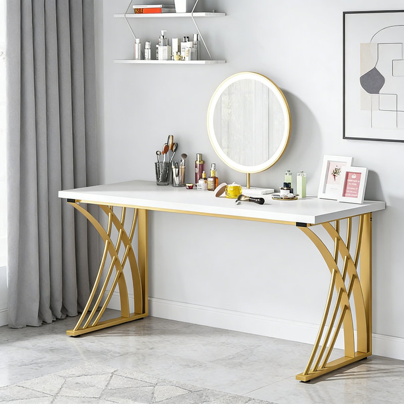 55" Computer Desk, Modern Laptop & Study Table