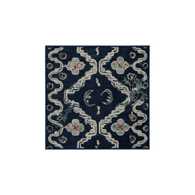 Machine Washable Grey Area Rug