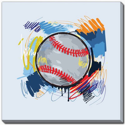 Baseball Canvas Wall Art