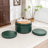 27.5‘’ Wide Genuine Leather Storage Ottoman With Two Floor Cushion-978537643
