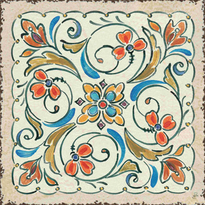 Flair méditerranéen - beige / orange