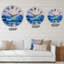 Horloge murale bord de mer V - Reflectioning Throug Braking Waves-59914341