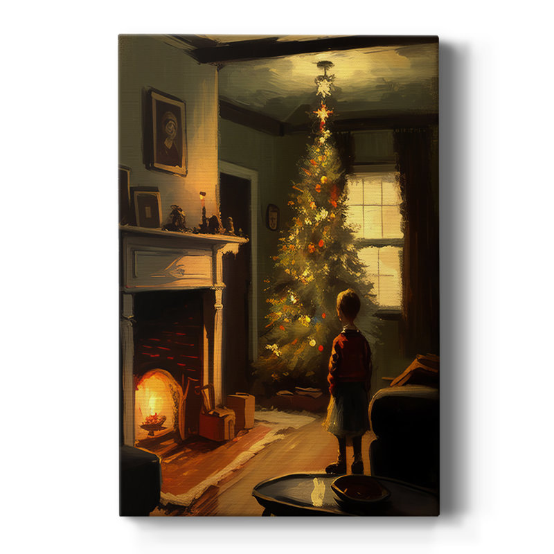 DCV de Noël, art sur mesure, galerie Cavas, H 12 po x l 8 po