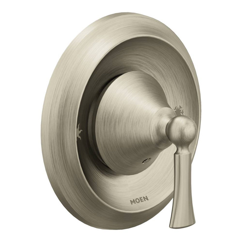 Garniture de robinet avec poignée à levier Wynford Posi-Temp, Nickel brossé