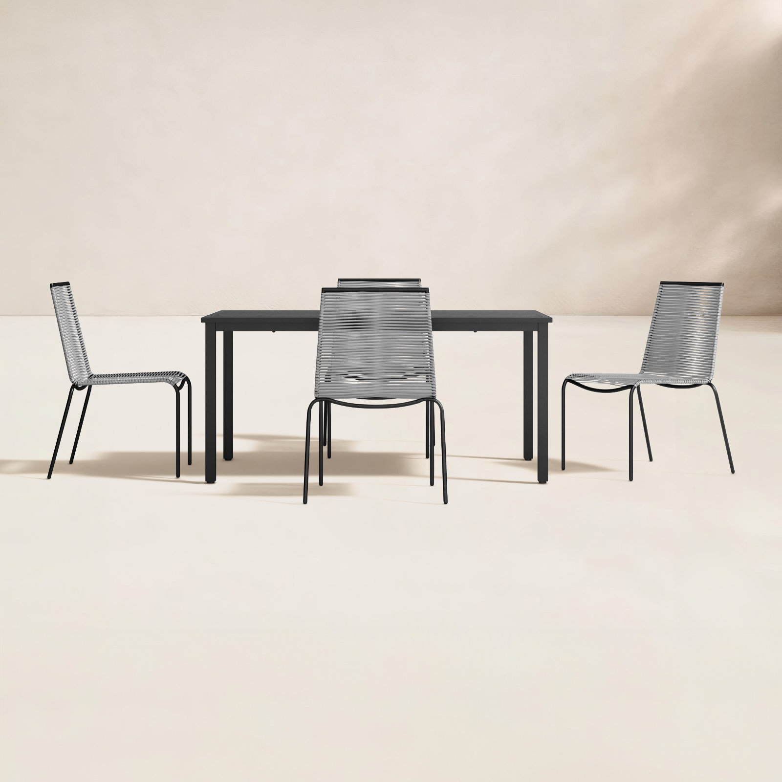60" Patio Dining Set