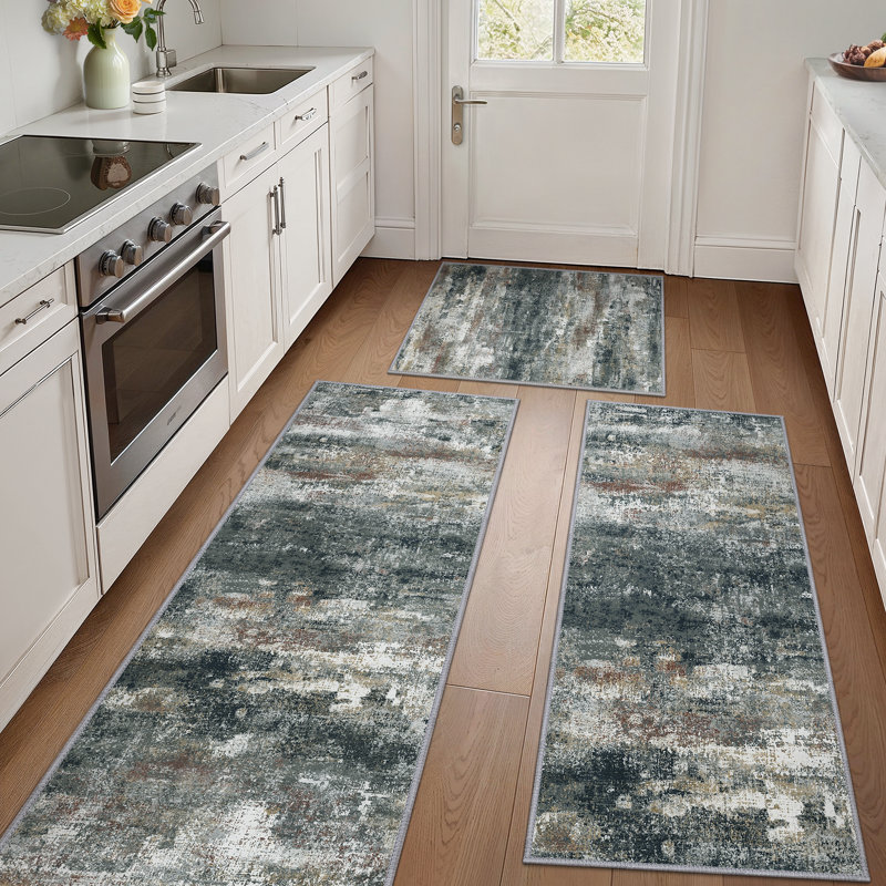 Tapis de cuisine antidérapant lavable à la machine
