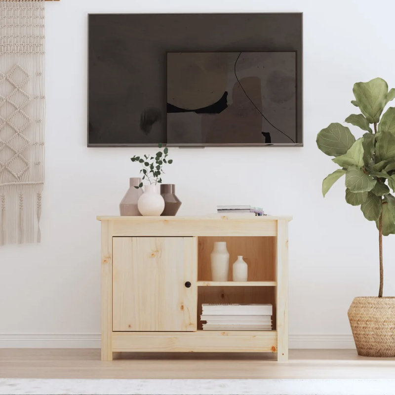 Unfinished TV Stand for TVs up to 48", Brown