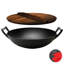 Wok en fonte antiadhésive 11,46 "avec couvercle NutriChef
