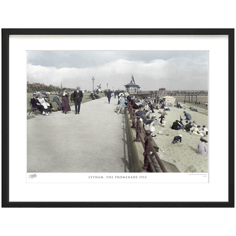 Lytham, The Promenade 1913 - Single Picture Frame Print