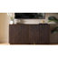Buffet décoratif en bois massif à 2 portes Martha Modern-258057627