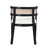 Chassidi Upholstered Solid Wood and Rattan Armchairs-1799933866