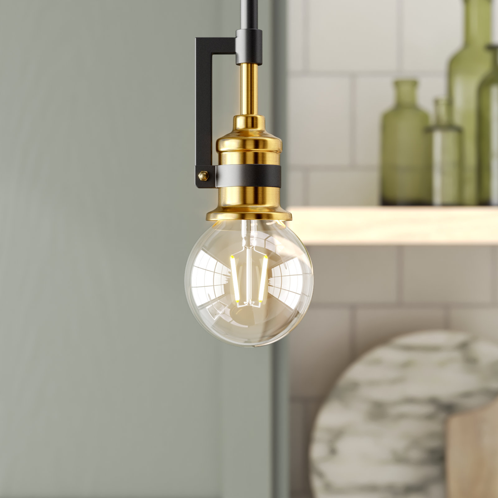 Tommie Single Light Dimmable Pendant