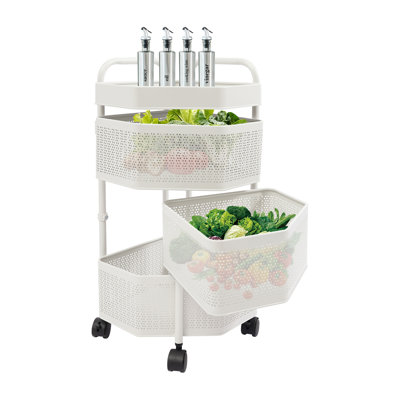 3-Tier Removable Basket Shelf Organizer
