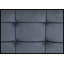 Banc en velours Brantley et finition gris sable