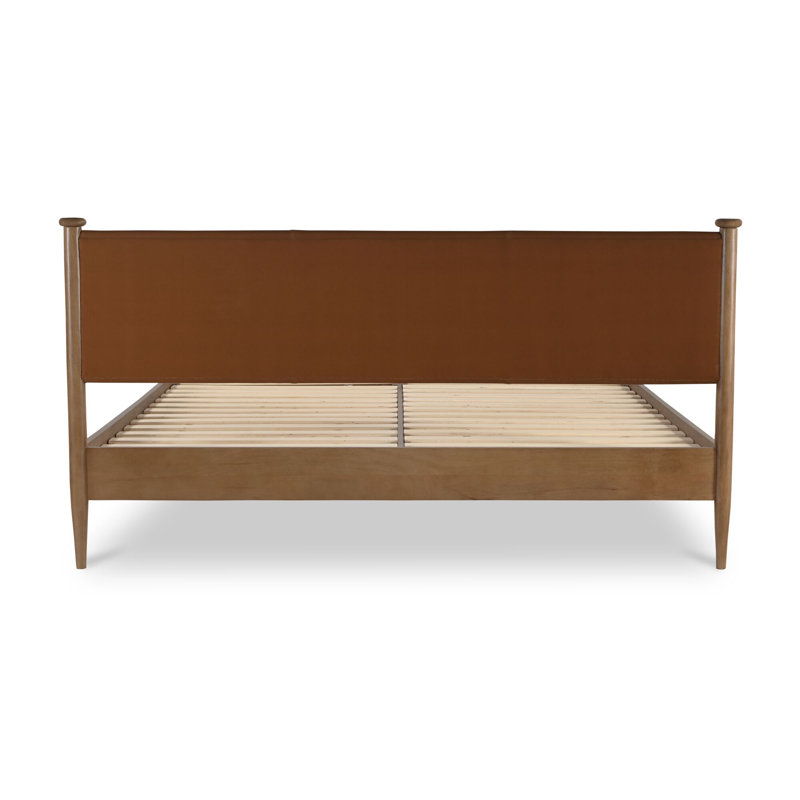 Crosby Queen Bed Brown, King
