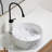 Bathroom Vessel Sink With Faucet, Drain Assembly