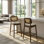 Tabouret de comptoir 26 po Alikee