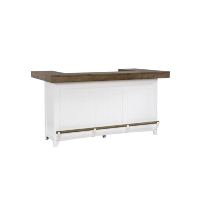 Solid Wood Expendable 78 Inch Home Bar