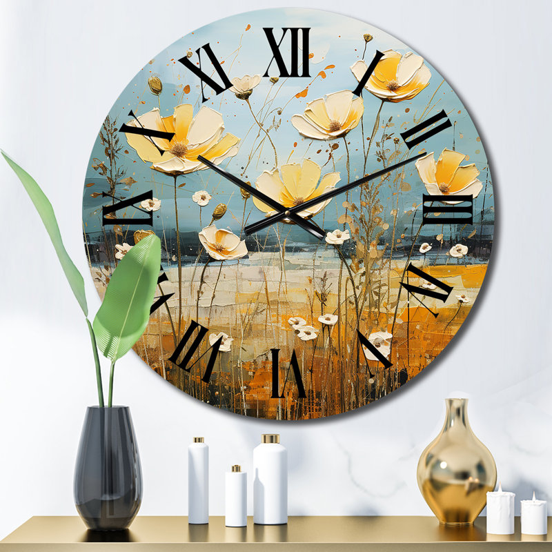 Horloge murale en métal Kewei, Moyenne