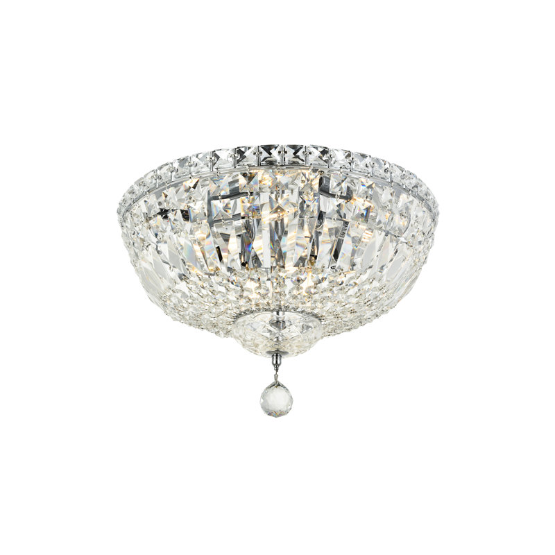 Stinnett Flush Mount, Chrome, Chrome / Royal Cut