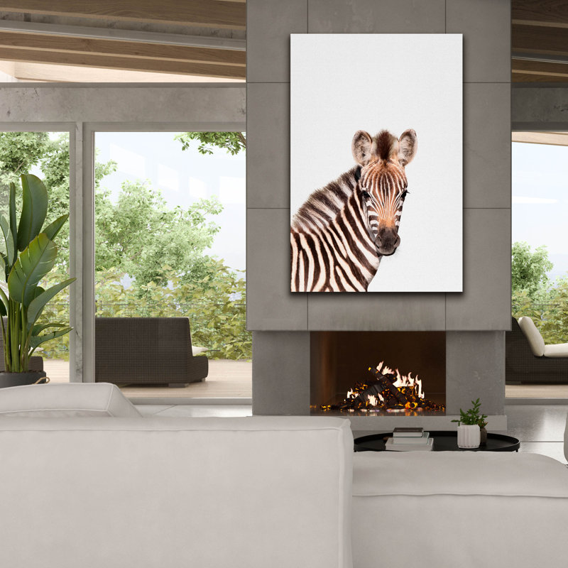 «Baby Zebra» par Tai Prints, H 60 po x l 40 po x P 1,5 po