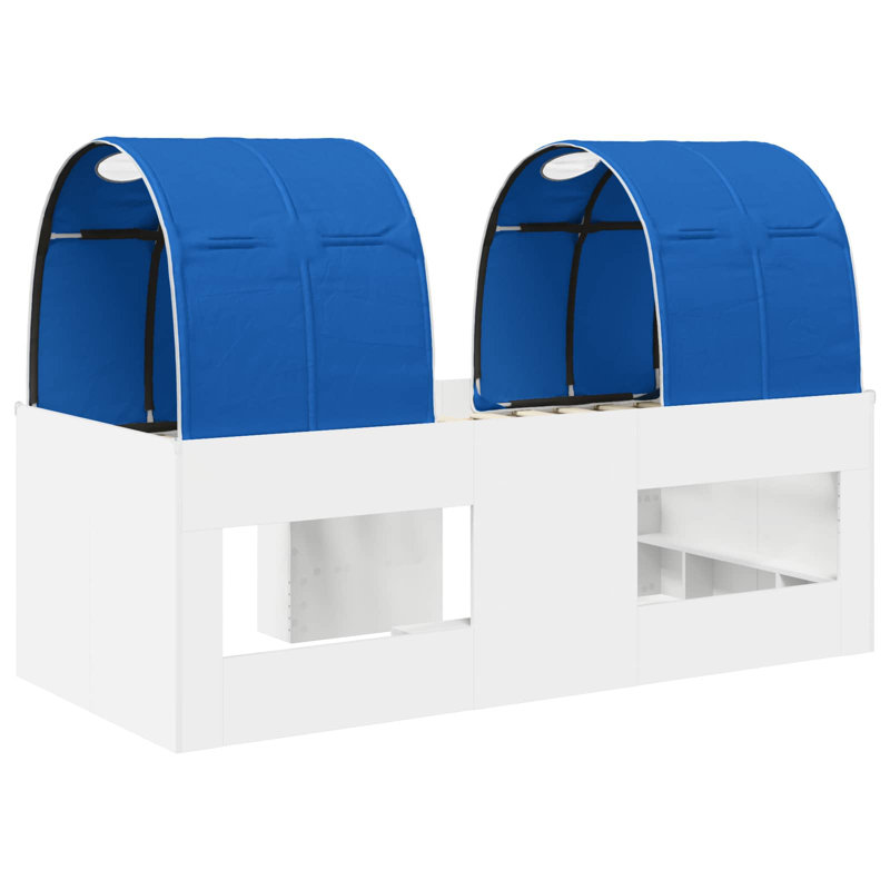 100 X 200cm High Sleepers, White/Blue