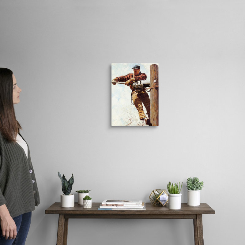 Art mural sur toile Norman Rockwell, Toile tendue, H 16 po x l 12 po x P 1,25 po