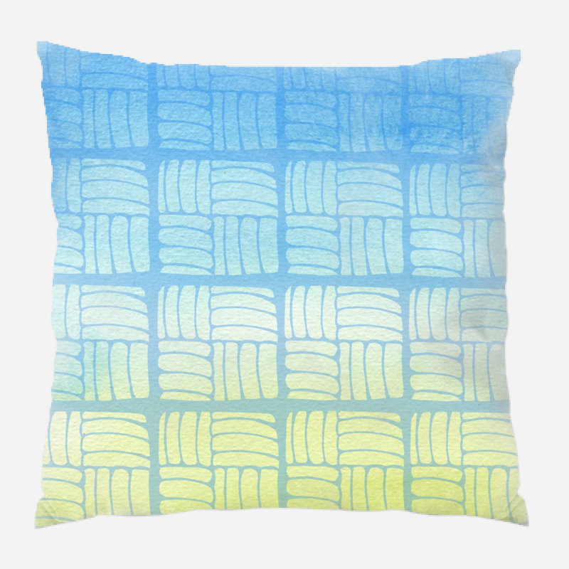 Coussin décoratif Meader, Microsuède, Intérieur