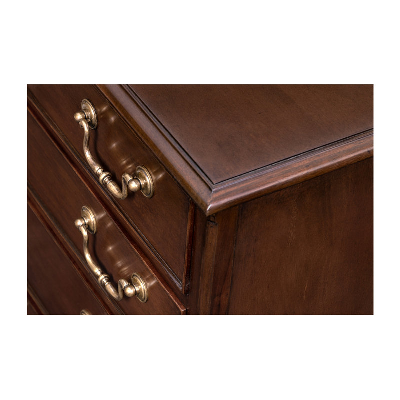Commode décorative 4 tiroirs, Acajou antique