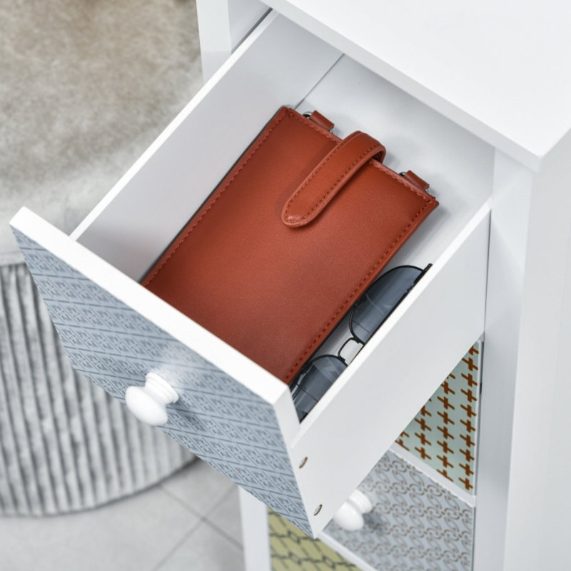 Engineered Wood Freestanding Bathroom Cabinet