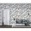 Papier peint baies sauvages et oiseaux-1174688737