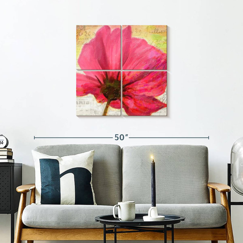 Harnek Red Poppy II, 26" H x 26" W