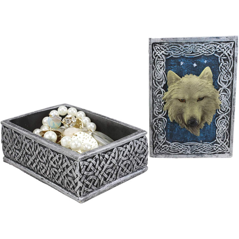 Resin Jewellery Box +, Beige